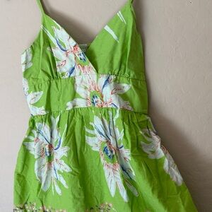 Nikhil, large, green floral sundress